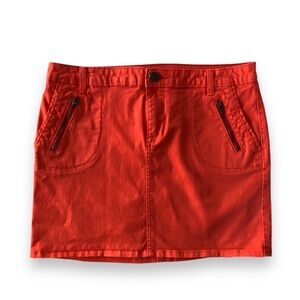 ★ Gap Zippered Stretch Mini Skirt, Size 6 ★